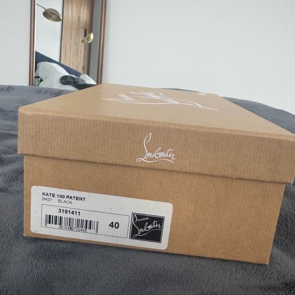 Christian Louboutin Black Patent Leather Heels - Picture 3 of 7